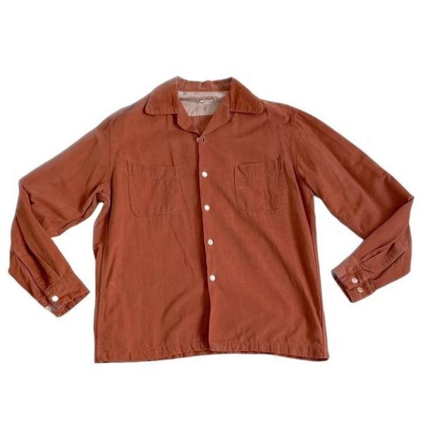 MCGREGOR オープンカラーシャツ USA製 50s 60s McGREGOR（マックレガー） 50's 60's 米国製 マクレガー コーデュロイ