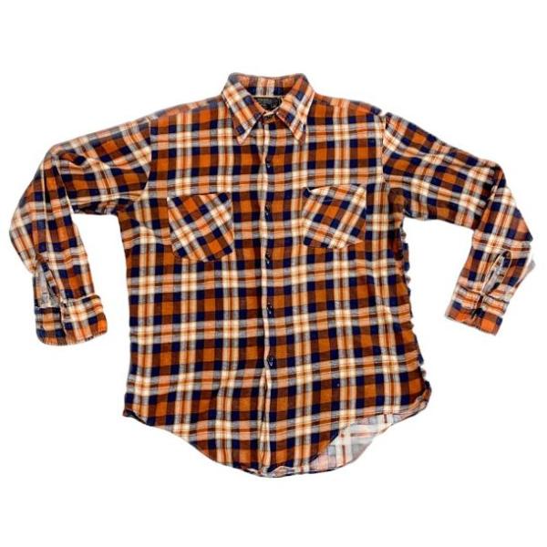 【好配色】80sBIGMAC ヘビネル チェックシャツ L　USA製　jcペニー 好配色】80sBIGMAC ヘビネル チェックシャツ L USA製 jcペニー