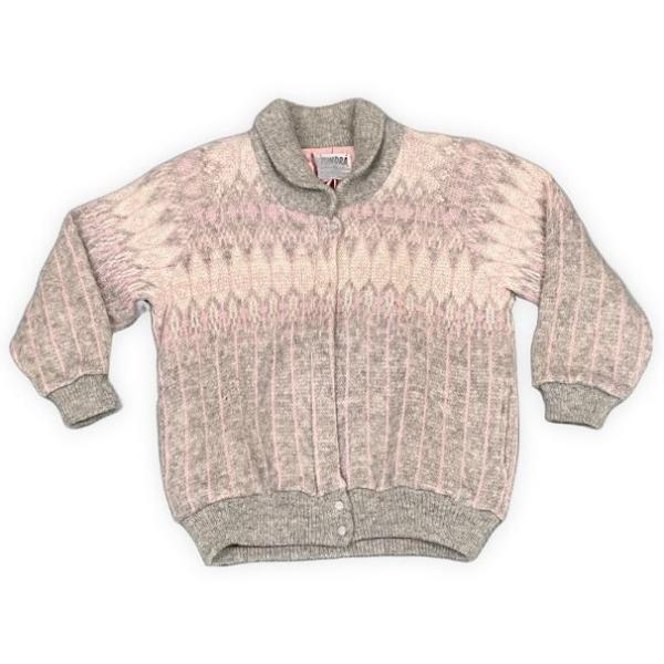 90s カナダ製　TUNDRA  ツンドラ　ジップニット VINTAGE 80's カナダ製 ツンドラ TUNDRA ウール100% ニットジャケット