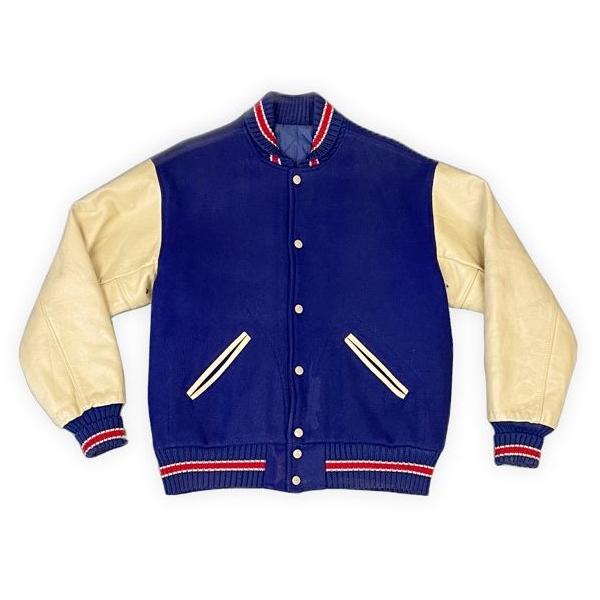 VINTAGE 80's 90's 米国製 TM ATHLETICS スタジャン アワード