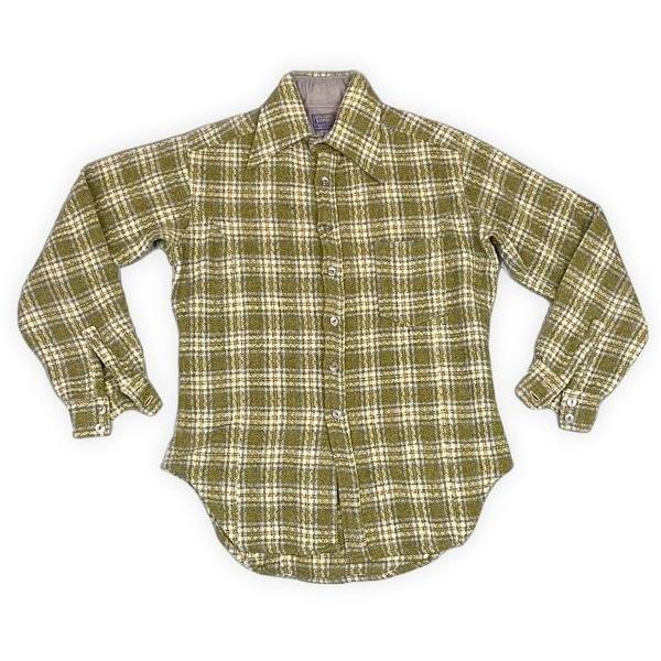 PENDLETON（ペンドルトン） 40's 50's 米国製 ウールシャツ 片ポケット