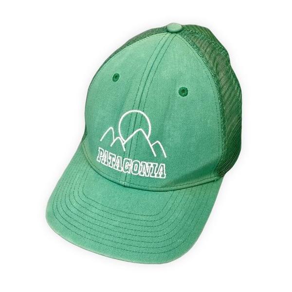 希少デザインpatagonia ロゴ刺繍 キャップ オリーブ　新品未使用 highground_ta-1031