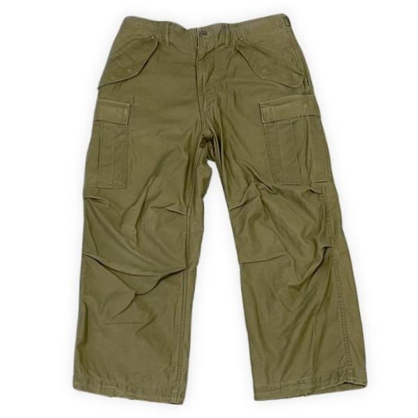 お*わ様 アルミジップ　M65 カーゴパンツ　実物　アメリカ軍　60s S-R お*わ様 アルミジップ M65 カーゴパンツ 実物 アメリカ軍 60s