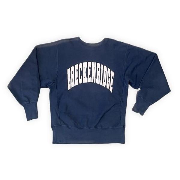 Champion / 90s/REVERSE WEAVE/BRECKENRIDGE/スウェット/XL/コットン/GRY/3段 REVERSE WEAVE 90's メキシコ製 チャンピオン スウェット リバース