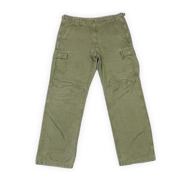 TOYS McCOY トイズマッコイ ヘリンボーン カーゴパンツ W36 TOYS McCOY（トイズマッコイ） H.OKAMOTO TROUSERS CARGO COMBAT 1206