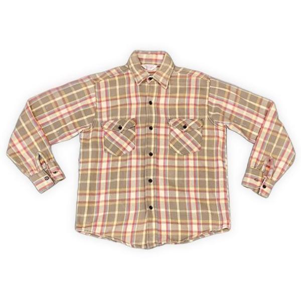 70‘sUSA! フロストプルーフ　ヘビーネルシャツ　M VINTAGE 70's 米国製 MADE IN USA フロストプルーフ FROSTPROOF