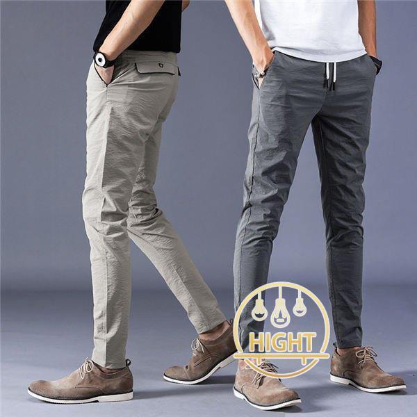 スラックス チノパン メンズ スリムパンツ スキニーパンツ ロングパンツ 涼しい 長ズボン スリム 薄手 細身 ボトムス 春夏 Hgiht01 Nk3 Hight 通販 Yahoo ショッピング