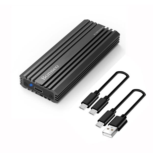 Bonneo M.2 NVME - USB 3.1 \bhXe[gfBXNGN[W[ Type-C - PCIe M2 NVME SSD (M Key) 2230 2242 2260 2280 SSD P[X 10Gbps