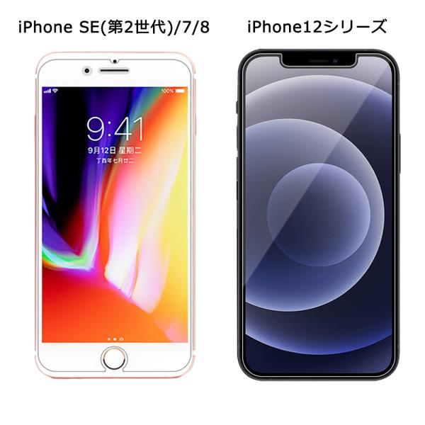フィルム 2枚セット ガイド枠付き iPhone13 13Pro 13mini 13ProMax