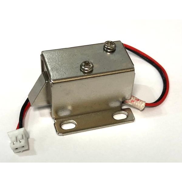 DC 12V 用 ソレノイド ラッチ メタル筐体 上型 電気 電磁ロック キャビネットをスマートロック化 キャビネットロック 電子錠 引きだし 鍵 バルク品 自力志向