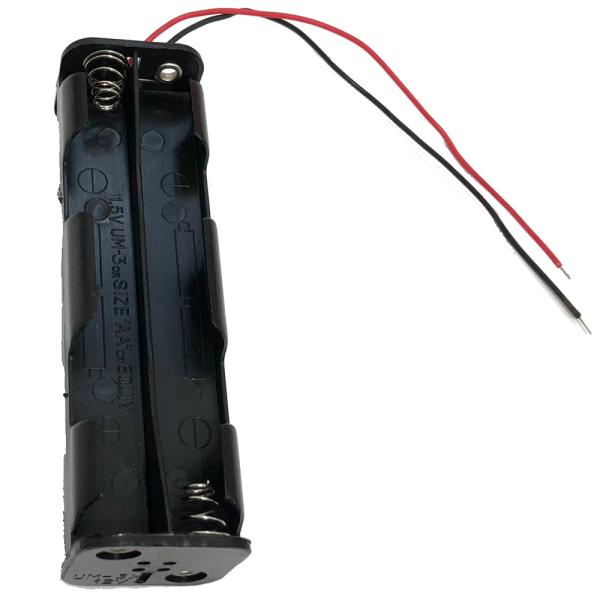 12V 単三電池 ８本 両面収納型 電池ケース 縦2本直列 横2列 2線式 省スペース バッテリーホルダー 【商品仕様】単三（ＡＡ）サイズの電池が8本入る12V のバッテリーケース（1.5Ｖのアルカリ電池使用の場合） ■電池サイズ：単三サイ...