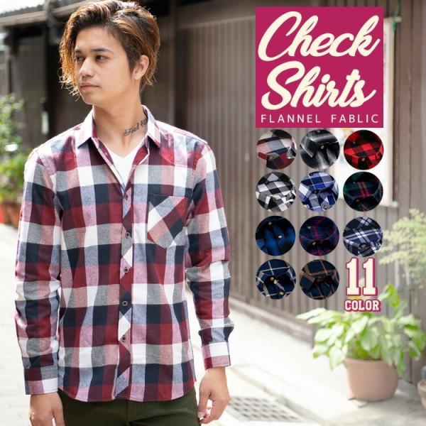 ネルシャツ チェックシャツ メンズ コットンネルチェックシャツ 長袖シャツ シャツ ペアルック チェック Buyee Buyee Japanese Proxy Service Buy From Japan Bot Online