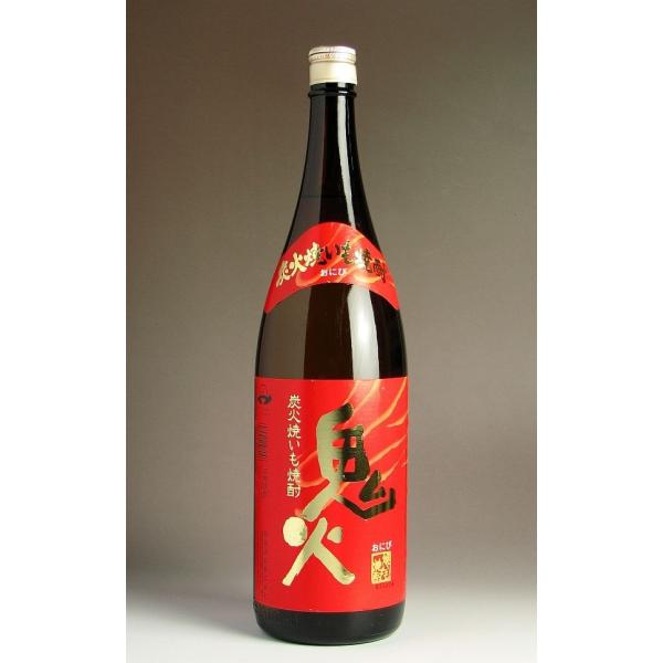芋焼酎　鬼火　田崎酒造株式会社　化粧紙巻　古酒25°　1800ml 炭火焼き芋焼酎 鬼火 25度 1800ml 田崎酒造 おにび 芋焼酎 お酒