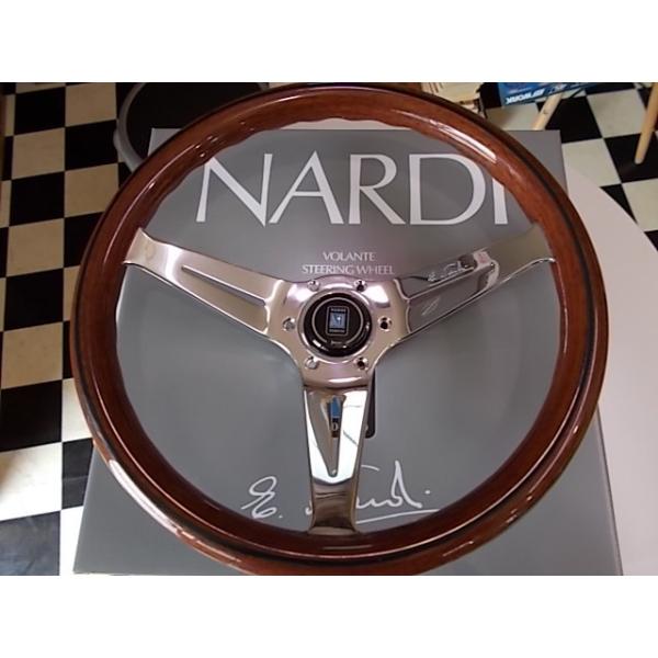 NARDI ナルディ Rally(wood) N770 ウッド＆ポリッシュスポーク 350mm