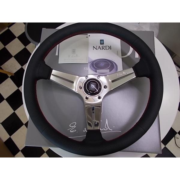 NARDI ナルディ スポーツラリー N735 パンチングレザー＆ポリッシュ