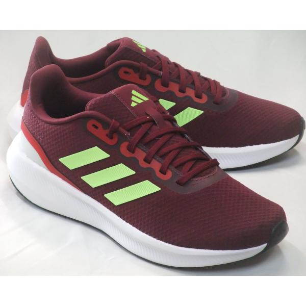 adidas アディダス RUNFALCON3.0 レッド/グリーン メンズ ラン