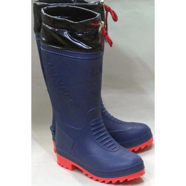 ミツウマの男性用フード付防寒長靴＜ MRB-2040MU＞です。TPE製完全一体成型ブーツで、驚異的な軽量化を実現しています。屈曲性能テストで50万回クリアと優れた柔軟性も兼ね備えています。ソフトでしなやかな履き心地でスニーカーのような歩き...