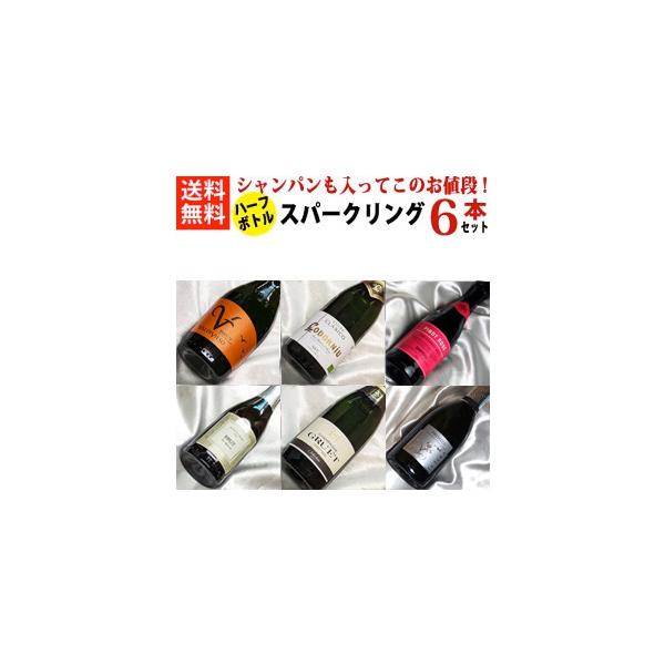 ハーフボトル ワインセット シャンパン も入った お手軽