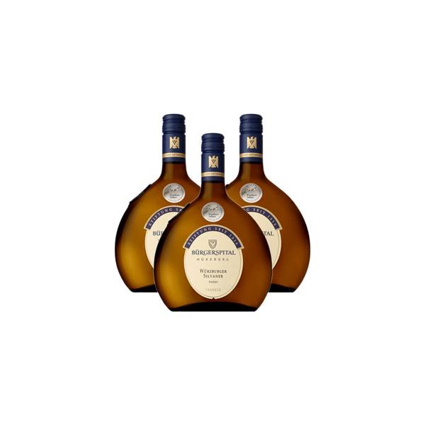 ヴュルツブルガー シルヴァーナー トロッケン 750ml 3本セット ヴュルツブルガー シルヴァーナー トロッケン 750ml 3本セット