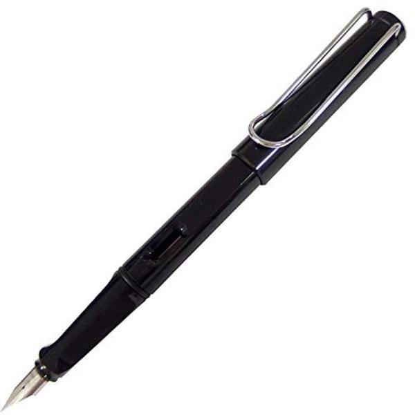 ラミー LAMY 万年筆 サファリ safari シャイニーブラック L19BK ペン先サイズ：F ...