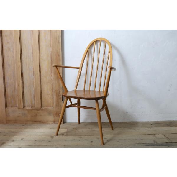 アーコールチェア アーム付きクエーカーチェア(B) ERCOL