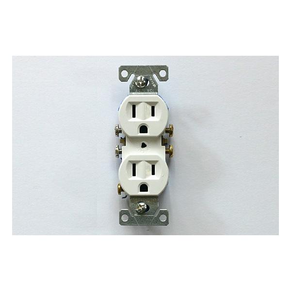 アメリカン コンセントアース付 ホワイト Diy 電設資材 部品 コンセントプラグ Buyee Servis Zakupok Tretim Licom Buyee Pokupajte Iz Yaponii