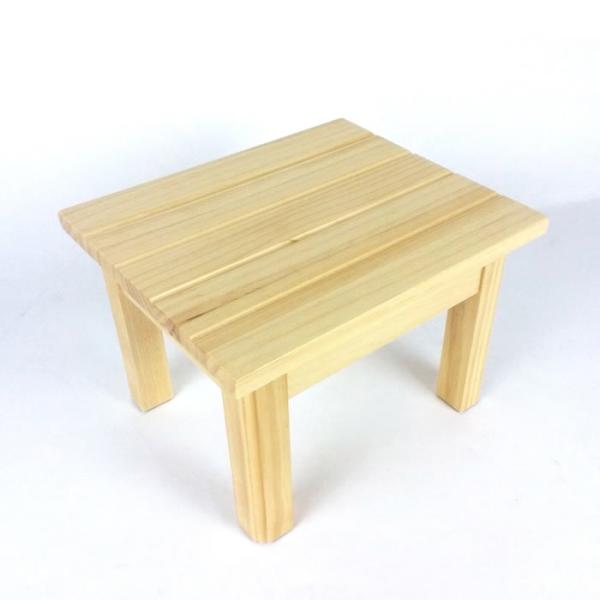 コーナンオリジナル ちょっと便利台R 幅約32×奥行27×高さ22cm ナチュラル TBD01-1046 / 物置き台 ラジアータパイン クリアラッカー塗装