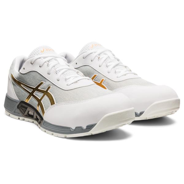 ASICS アシックス ウィンジョブ CP212AC ホワイト×ピュアゴールド 26.5cm / メンズ スニーカー シューズ 通気性