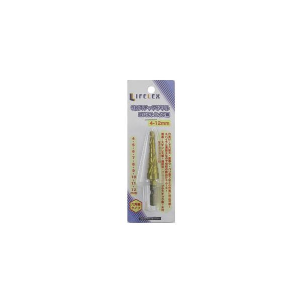 LIFELEX コーナンオリジナル Cハイス鋼 9段ステップドリル LFX-60