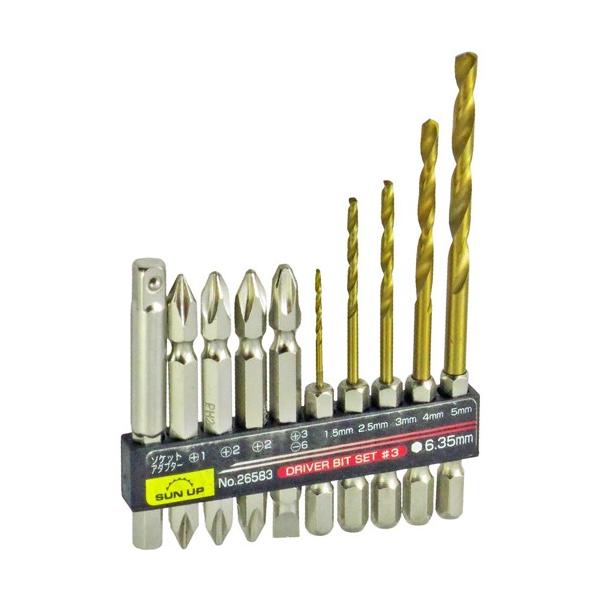 SUN UP �h���C�o�[�r�b�g�Z�b�g �h�����t�� 10pc #3