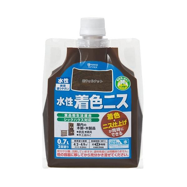 カンペハピオ 水性着色ニス 新ウォルナット 0.7L