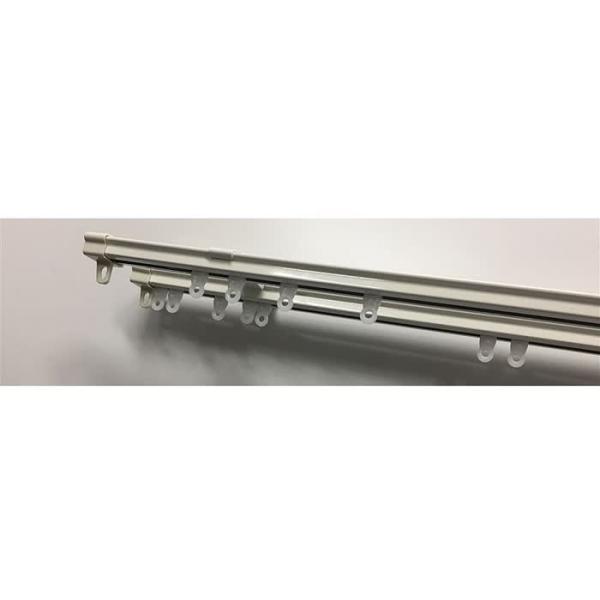 コーナン　LIFELEX 8本　伸縮カーテンレール スライド式　シングル LIFELEX コーナンオリジナル ライフレックス 伸縮静音レール ホワイト