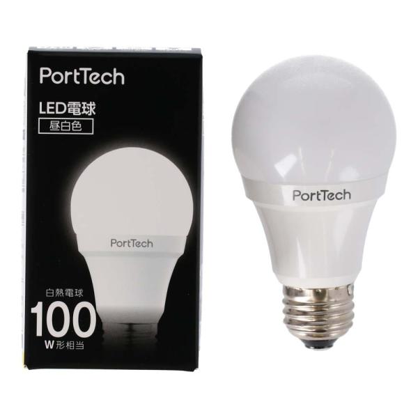 コーナンオリジナル PortTech ポートテック LED電球広配光100W相当 昼