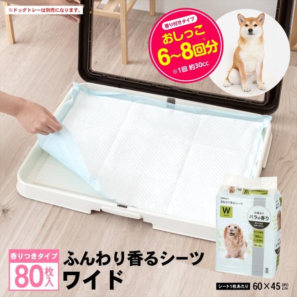 LIFELEX ライフレックス ふんわり香るシーツ ワイド ローズの香り / コーナン トイレ