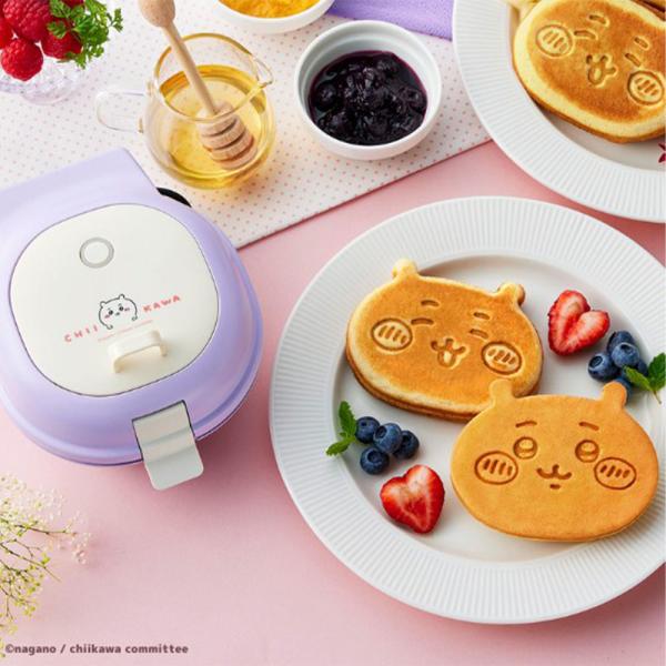 【商品説明】生地を入れて待つだけで、かわいいパンケーキが簡単に作れちゃう!裏と表で違う絵柄が楽しめるよ！作り方1．プレートを予熱する2．プレートに生地を入れる3．約３分待つコンパクトな手のひらサイズ ・ロック機構付きなので両面にきれいに絵柄...