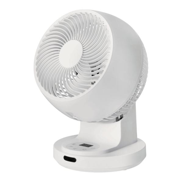 コーナンオリジナル DCターボサーキュレーター CF-K2559WH / 静音 超強風 夏 暑さ対策 衣類乾燥モード 液晶表示 メモリー機能 約幅225×奥行195×高さ310mm