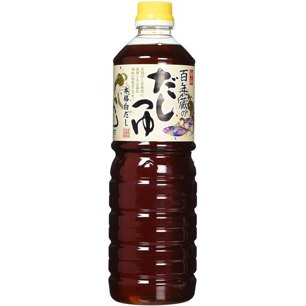 [浦野醤油醸造元] 百年蔵のだしつゆ 本格白だし 1L 九州 福岡 醤油 しょうゆ しょう油 浦野