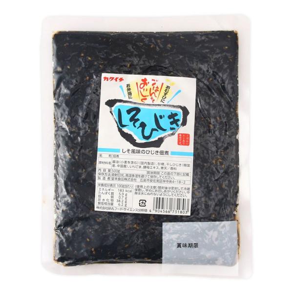 【商品説明】しそ風味のひじき佃煮です。 やや甘めに味付けしたひじき煮、さわやかなしその香りを加えた食欲そそる人気商品です。 おにぎりに、おべんとうにと、ご飯によく合う味付けです。 野菜との相性も良いので、和えたりサラダのトッピングに使用する...