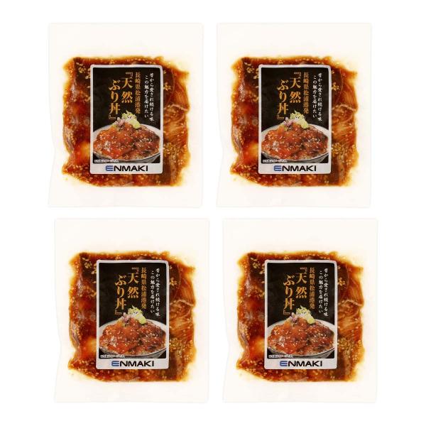 【日本遠洋旋網漁業協同組合】天然ぶり丼 80g×4 / つまみ おかず 惣菜 長崎県 松浦 松浦市場 日本遠洋旋網漁業協同組合 エンマキ 水産 新鮮