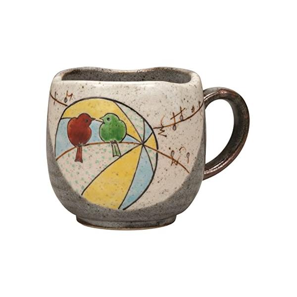 九谷焼マグカップ・さえずり 武腰美恵子作 K7-871 :a-B09GPR13H4