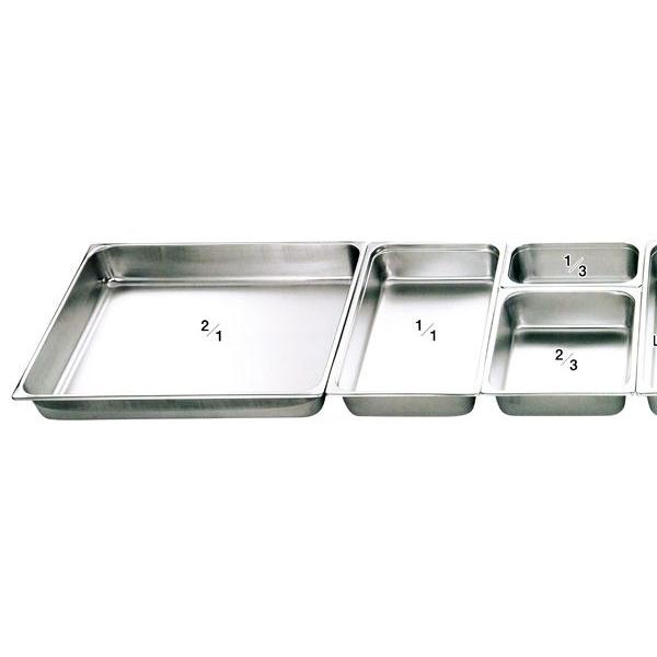 18-8 ホテルパン 1/1 100mm 2114 90114 (2100シリーズ) 18-8