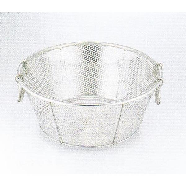 弁慶18-8パンチング浅型ざる 42×20×32cm（穴径3mm）HF-PA-42（3