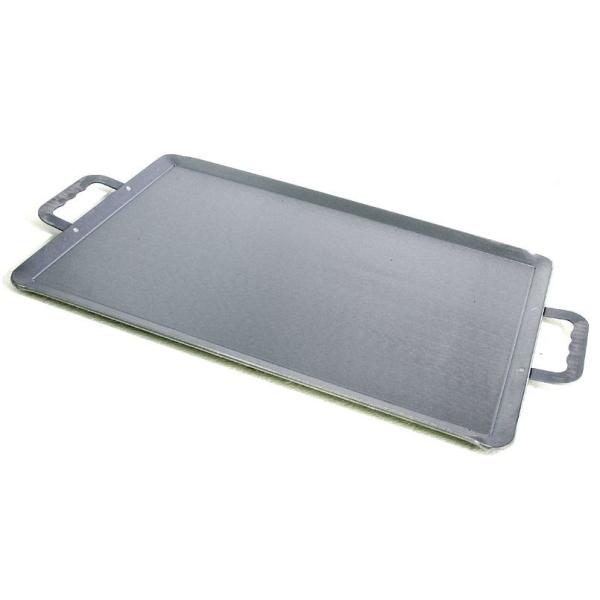 鍛冶屋鉄板 ワイド IH対応（鉄厚板6mm）幅595mm×奥405mm×高18mm 重さ