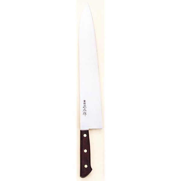 正広 【日本鋼】ローズ牛刀 360mm 品番:13416 岐阜県関市の包丁 正広 【日本鋼】ローズ牛刀 360mm 品番:13416 岐阜県関市の包丁