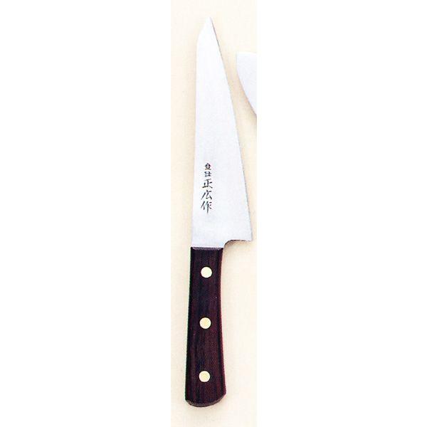 切り付け　出刃包丁　ガラスキ　180㎝ 正広 【日本鋼】ローズガラスキ 180mm 品番：13424 岐阜県関市の包丁