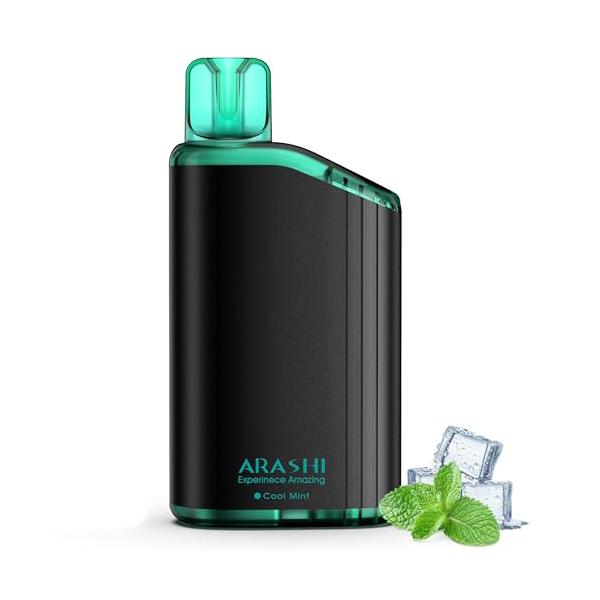 ◆商品名：電子タバコ 使い捨て ベイプ メンソール 16,000回吸引可能 禁煙パイポ vape シーシャ 持ち運び 爆煙 水蒸気タバコ ニコチン タール無し 禁煙グッズ アイスミント【進化したVAPE新登場】吸うだけで蒸気が出てくる本体・...