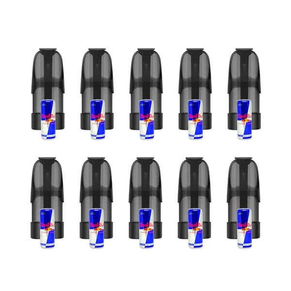 ドクターベイプ Dr.vape Model3専用 (10個, レッドブル) Dr.Vape Model3互?用風味カートリッジ｜日本製純正互換リキッド
