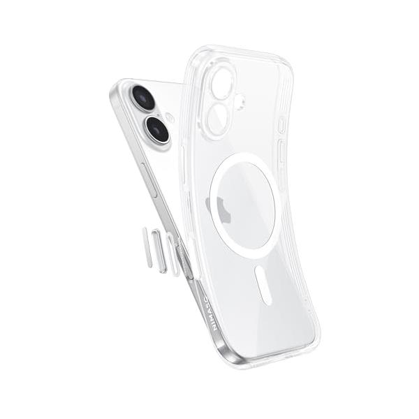 NIMASO iPhone 17 用 ケースクリア MagSafe対応 カメラコントロールボタン付き 黄変防止 耐衝撃 米軍MIL規格 SGS認証 い