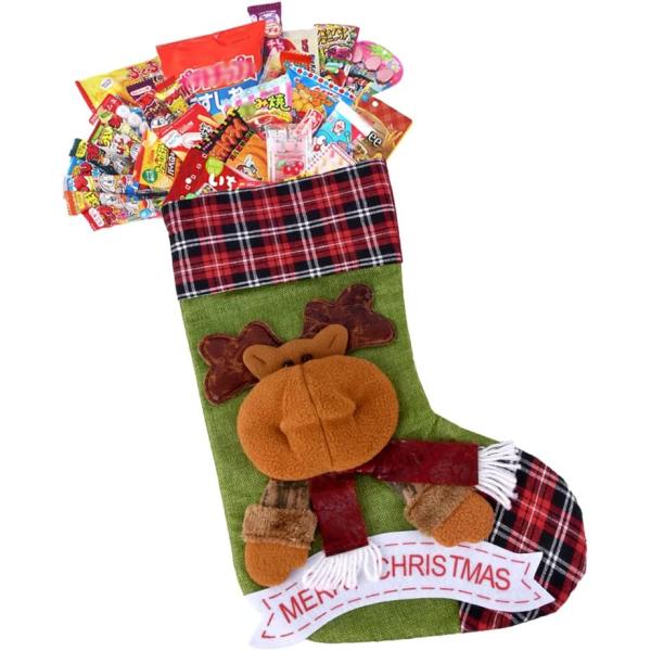 クリスマス飾り 靴下 3D立体 クリスマスソックス ブーツ 可愛い 大きな靴下 クリスマスプレゼント/キャンディ/お菓子入れ 壁掛け 玄関飾り ギフト袋 子供会