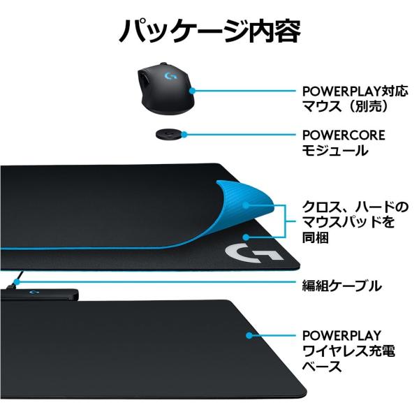 Logicool ロジクール Powerplay ゲーミング マウスパッド G Pmp 001ブラック ワイヤレス充電 クロスとハードマウス ひかりの庭 通販 Yahoo ショッピング